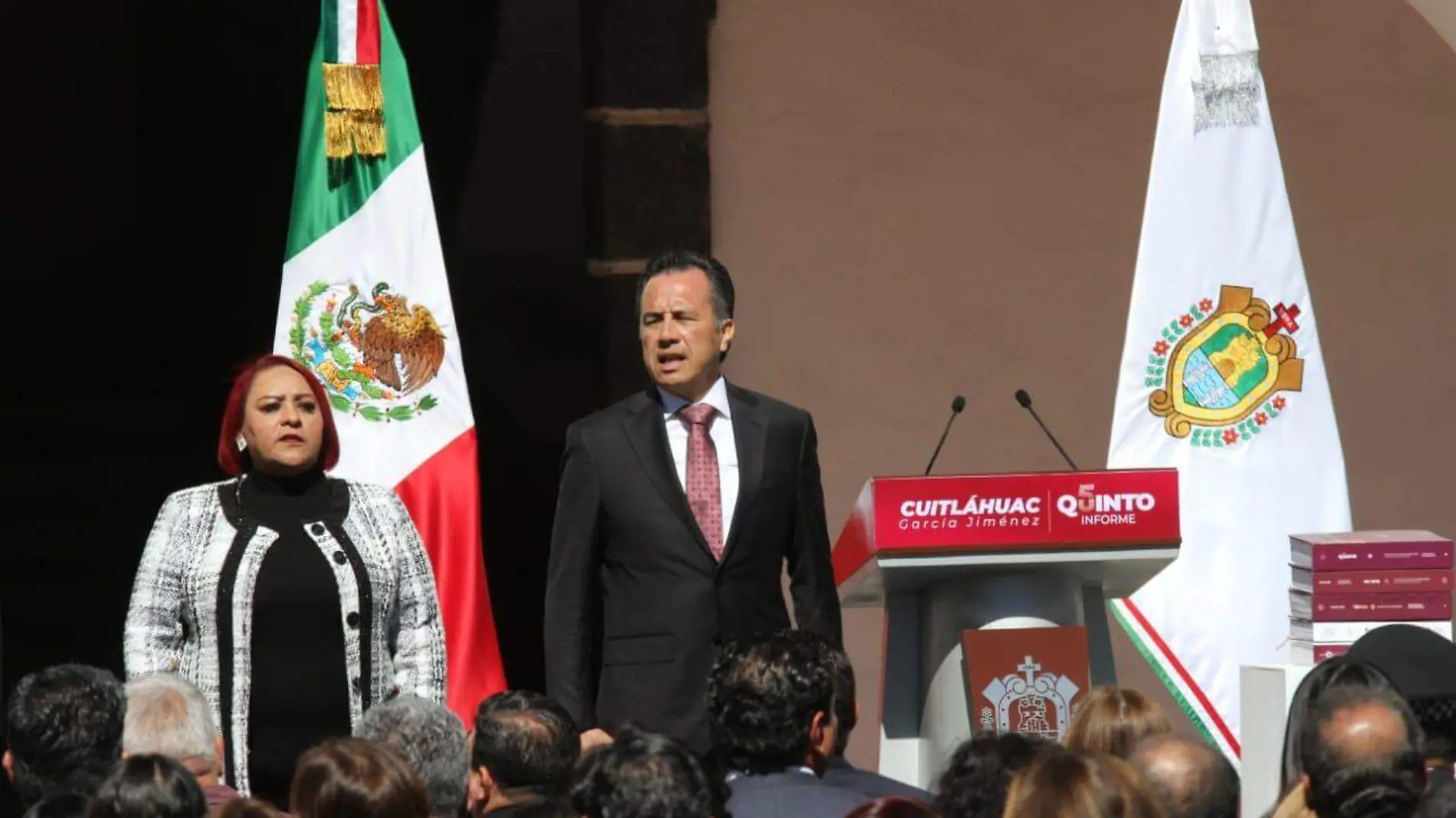 Cuitláhuac García Jiménez realiza Quinto Informe de Gobierno en Fortaleza de San Carlos